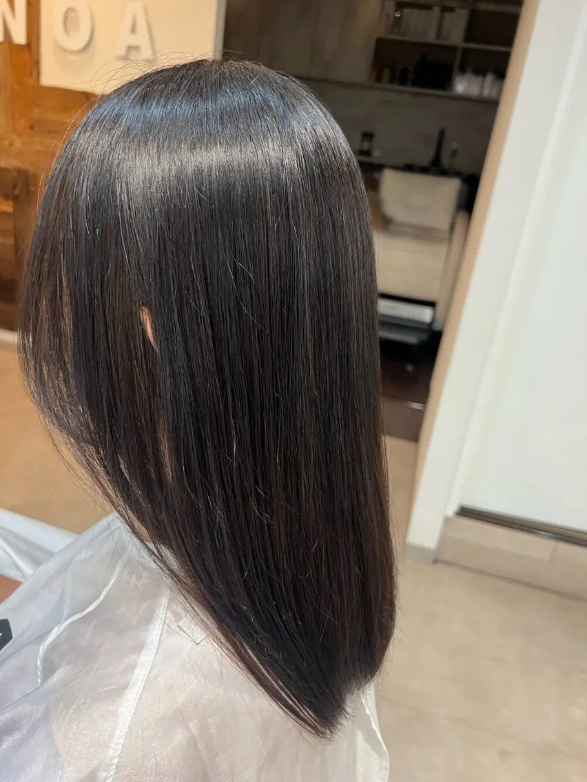 パーマ 髪質改善 ストレートパーマ ハラダユウカ flower西明石店のヘアスタイル
