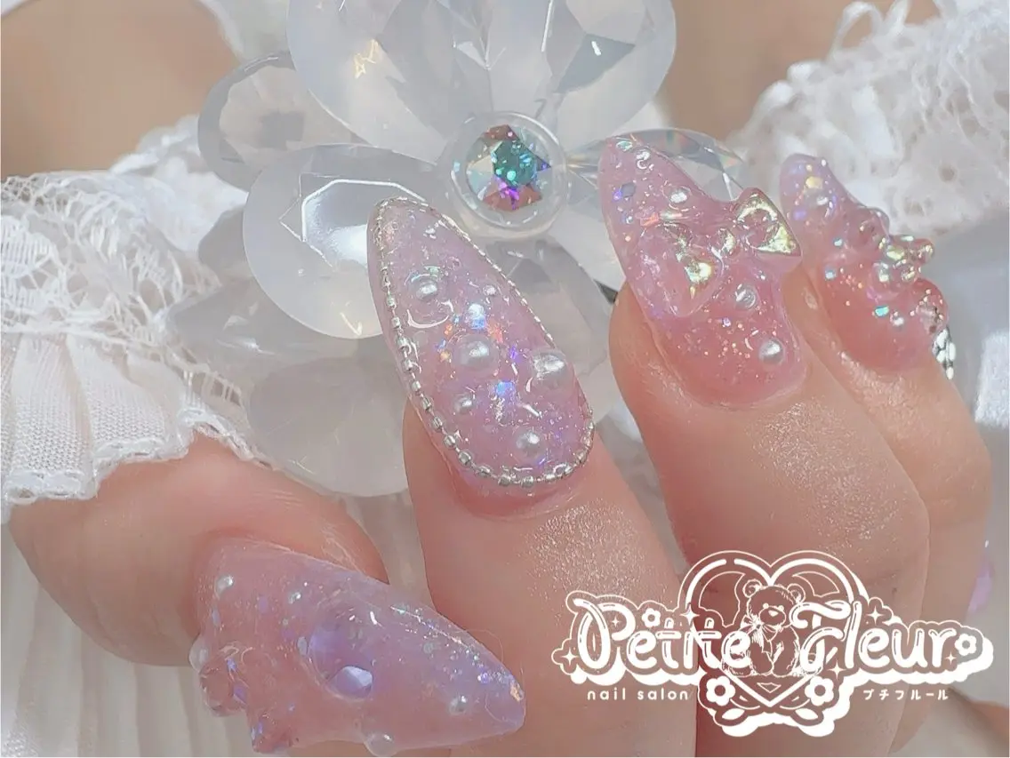 ネイル ハンドネイル ❁⃘*。Petite fleur❁⃘*りさのネイルデザイン