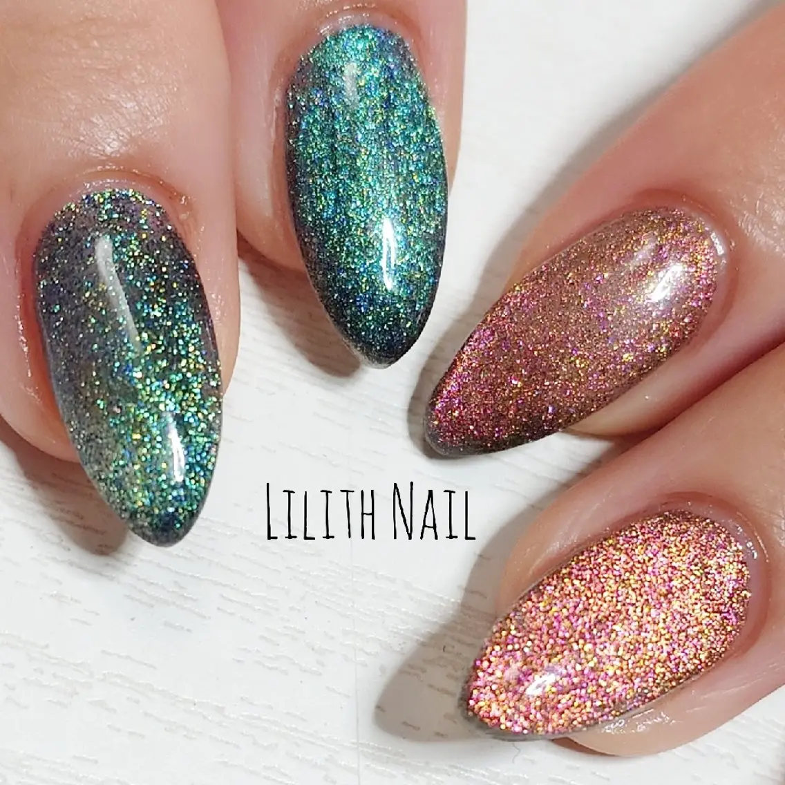 ネイル マグネットネイル ハンドネイル Lilith Nailのネイルデザイン