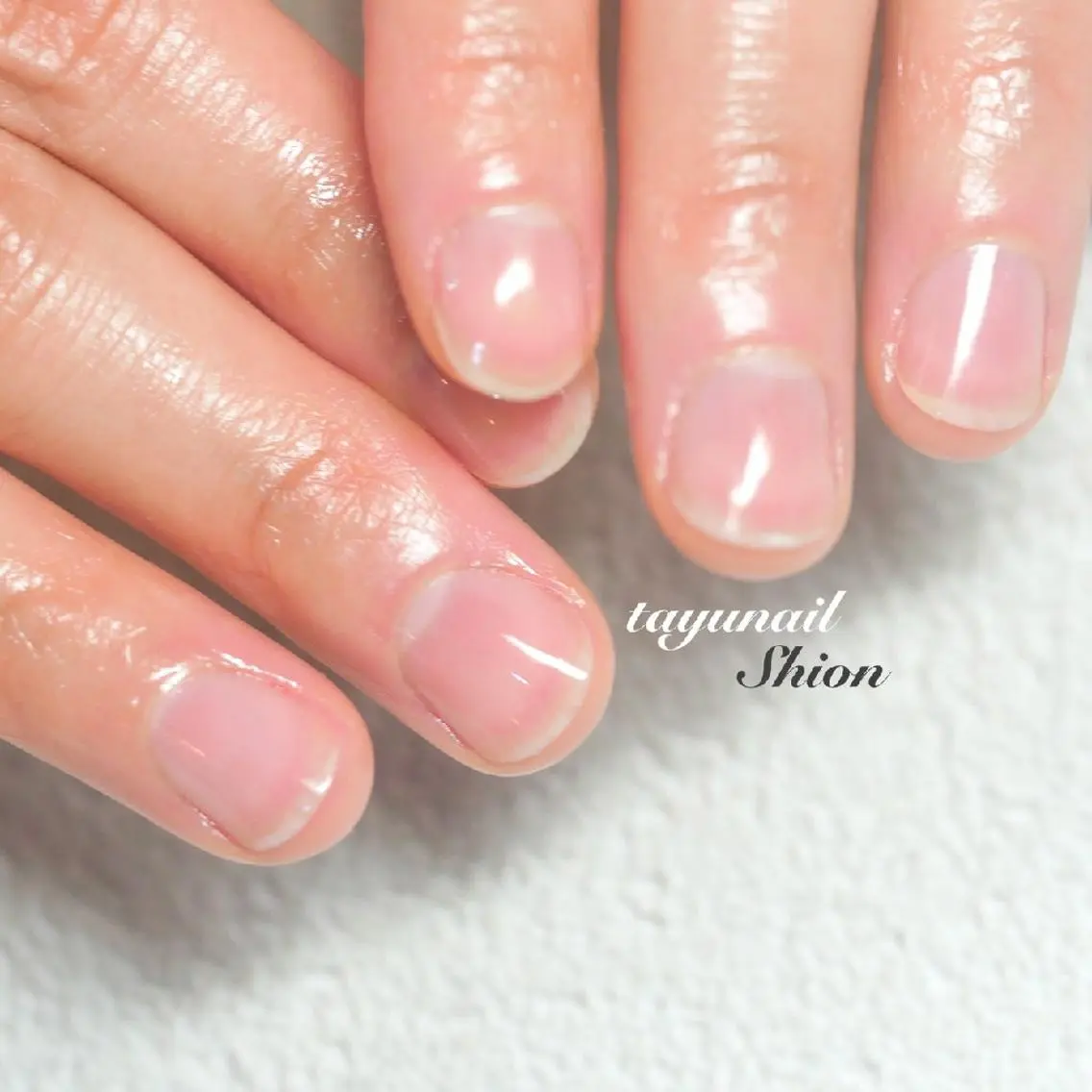 ネイル ブルー ジェルネイル パラジェル 冬ネイル ネイルサロン 【たゆnail】のネイルデザイン