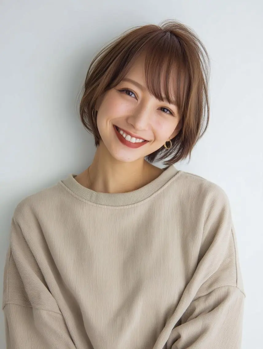 似合わせカット+透明感ワンカラー+2stepトリートメントの写真