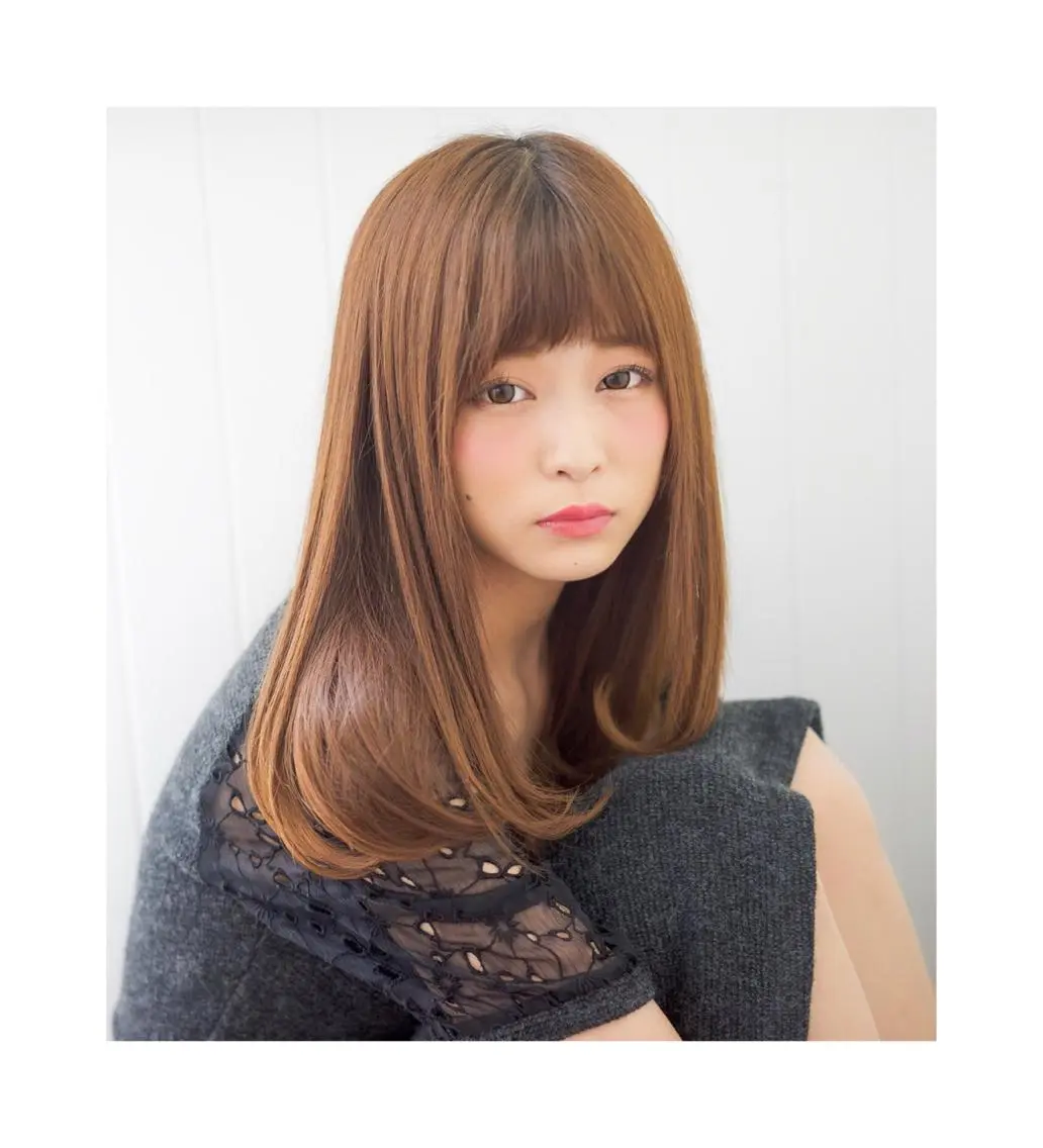 セミロング カラー トリートメント 🟦髪質改善6年 💊YAMAMOTOのヘアスタイル
