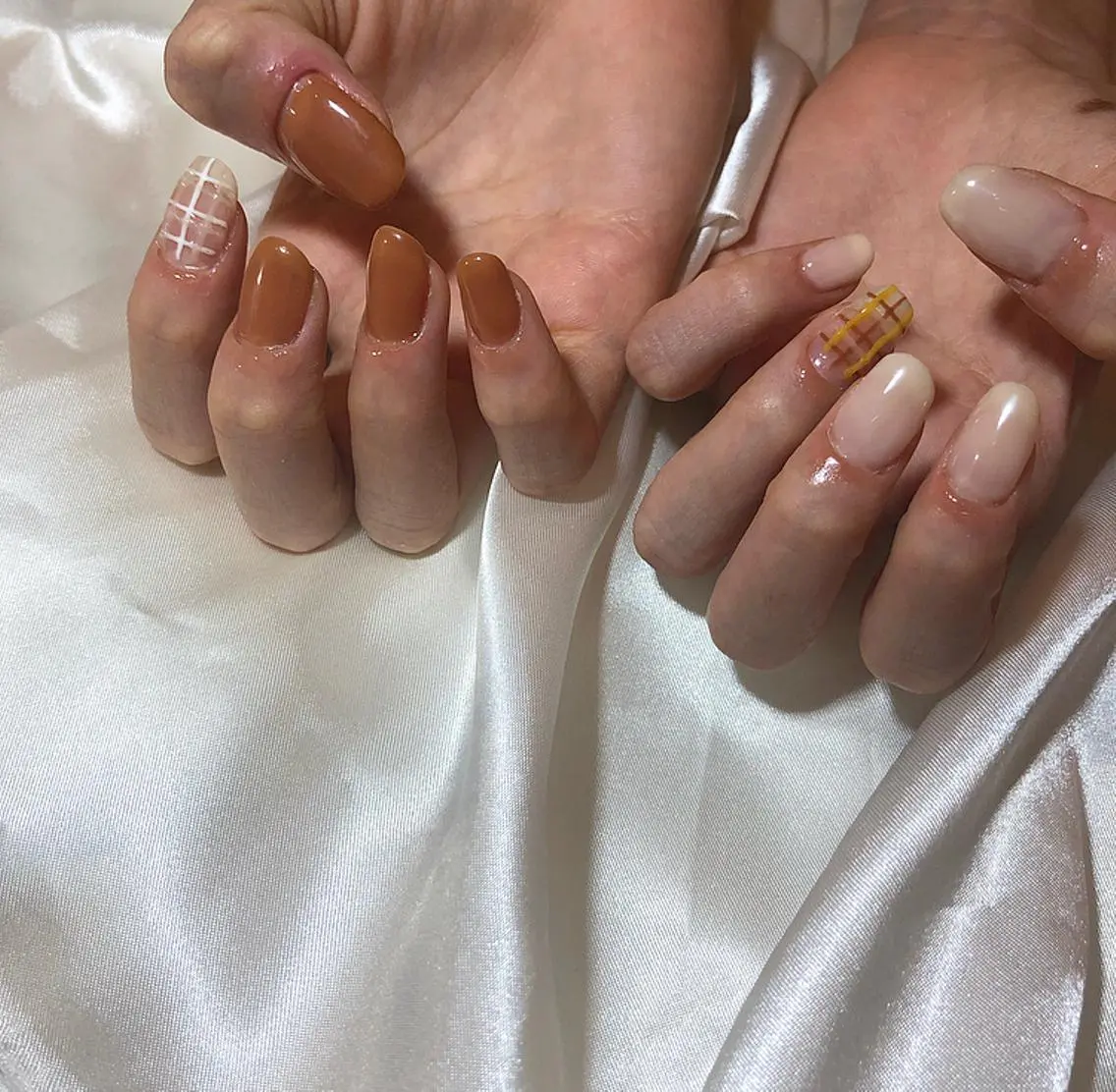 ネイル アートネイル クリアネイル ニュアンスネイル Miro nailのネイルデザイン