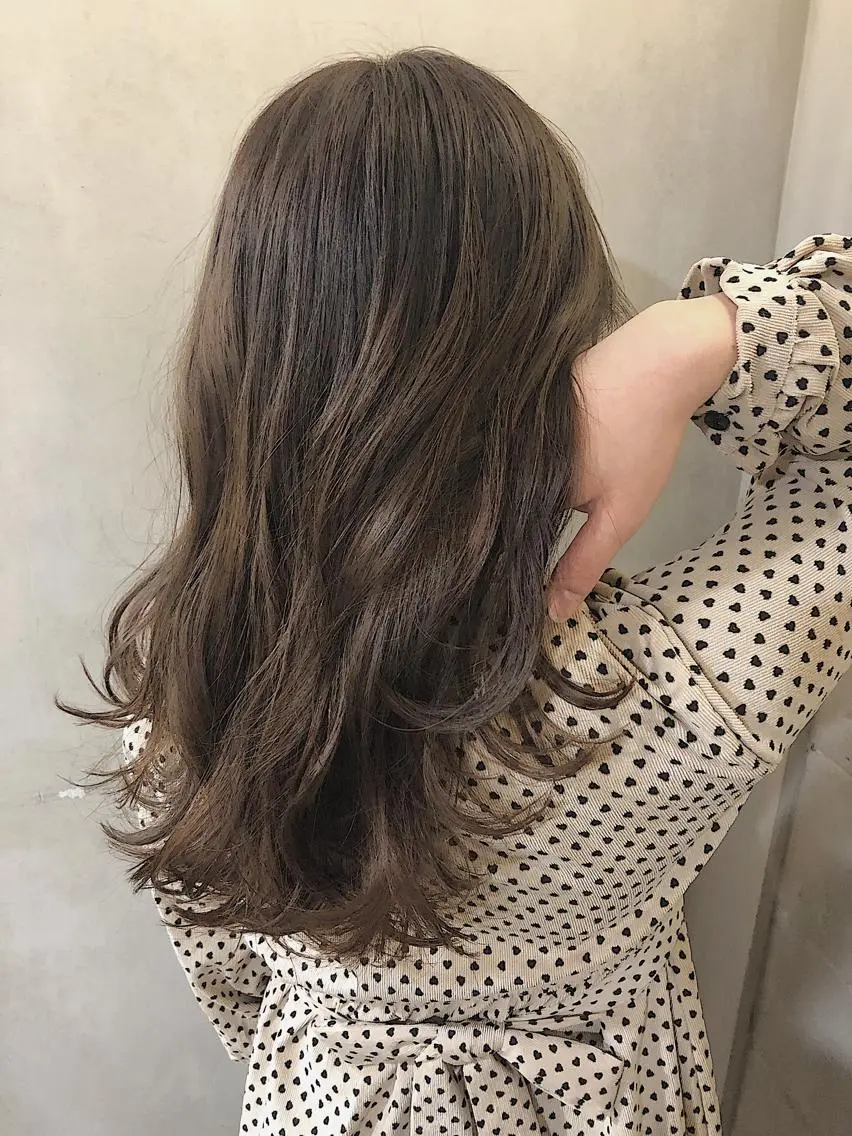 透明感ケアブリーチダブルカラー🌿(色持ちトリートメント入り)+カット|新規20%OFFの写真