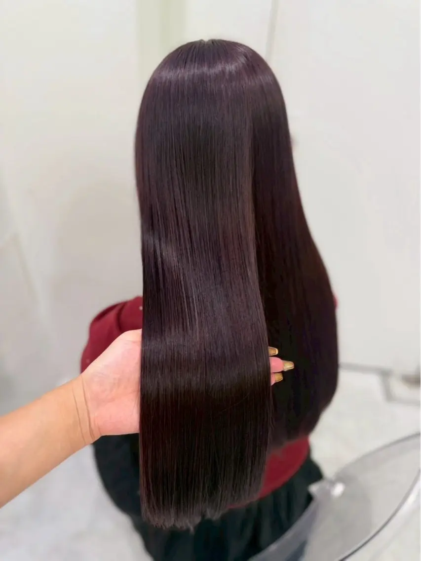 ロング カラー 🦋艶出しワンカラー 🦋MASAKIのヘアスタイル