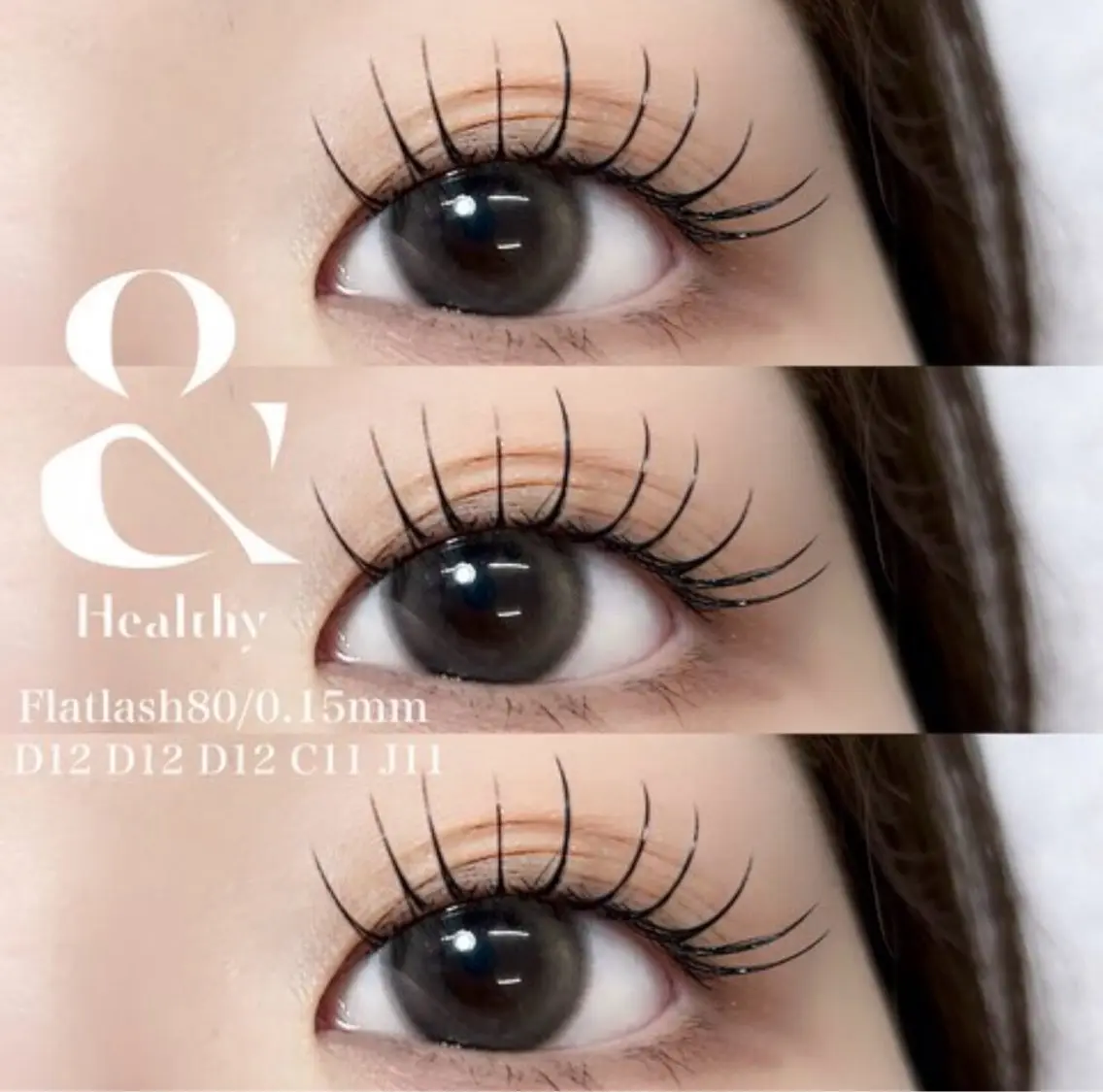 &Healthy アンドヘルシー LEDフラット80本×まつ毛パーマの写真