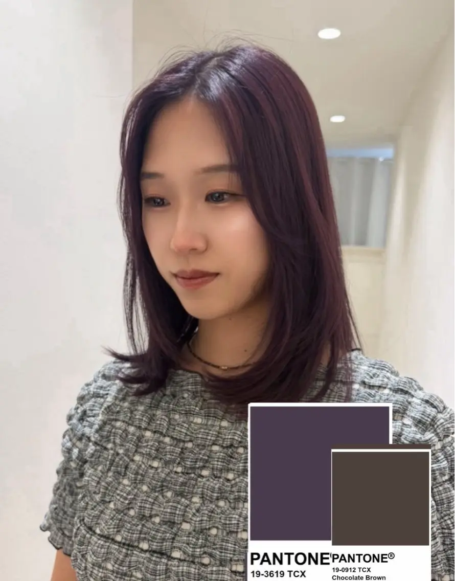 ミディアム カラー ブリーチ ヘアカラー 艶髪ヘア/マッサージ 渋谷駅近/葵あおいのヘアスタイル