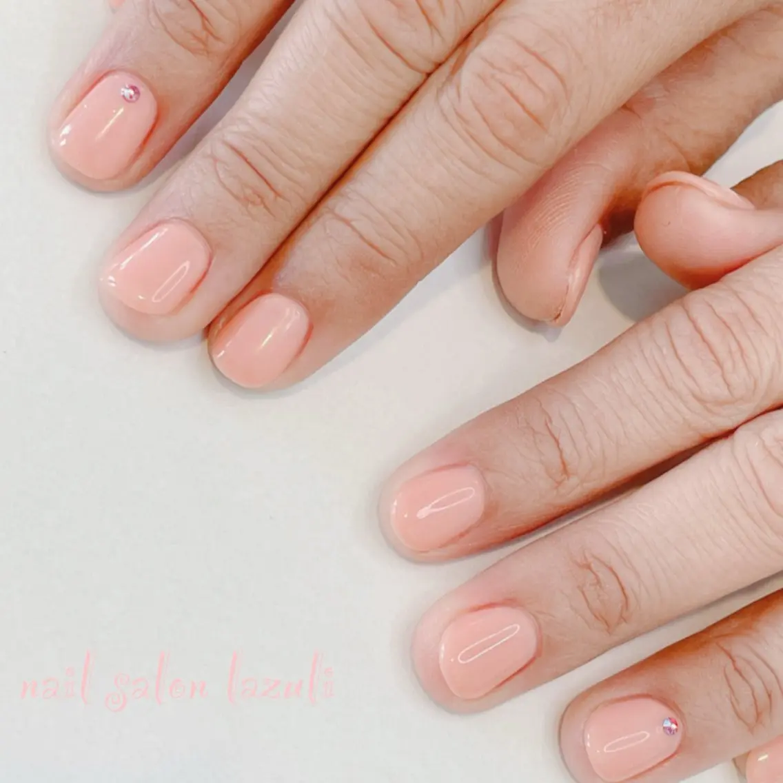 ネイル ワンカラーネイル シンプルネイル ハンドネイル nail salon lazuliのネイルデザイン