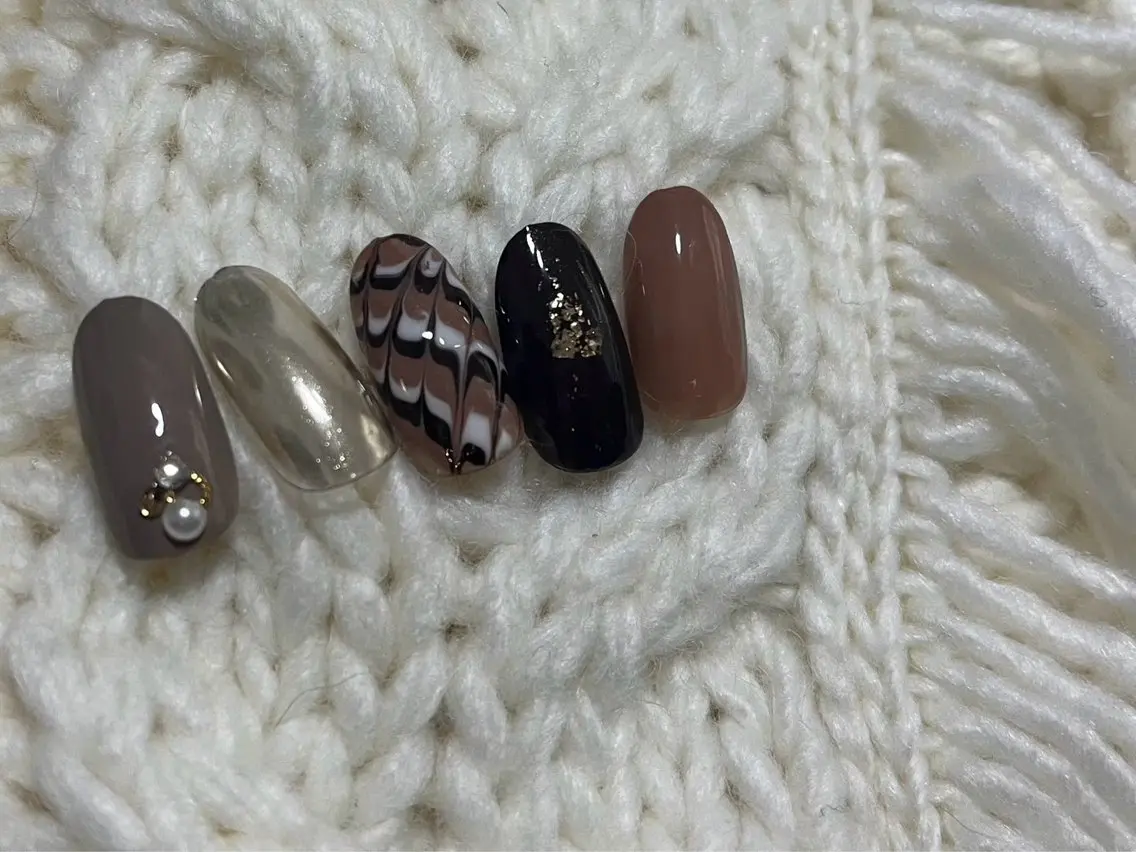 ネイル ジェルネイル 韓国ネイル メンズネイル パラジェル バレンタイン kiki nail たまプラーザのネイルデザイン
