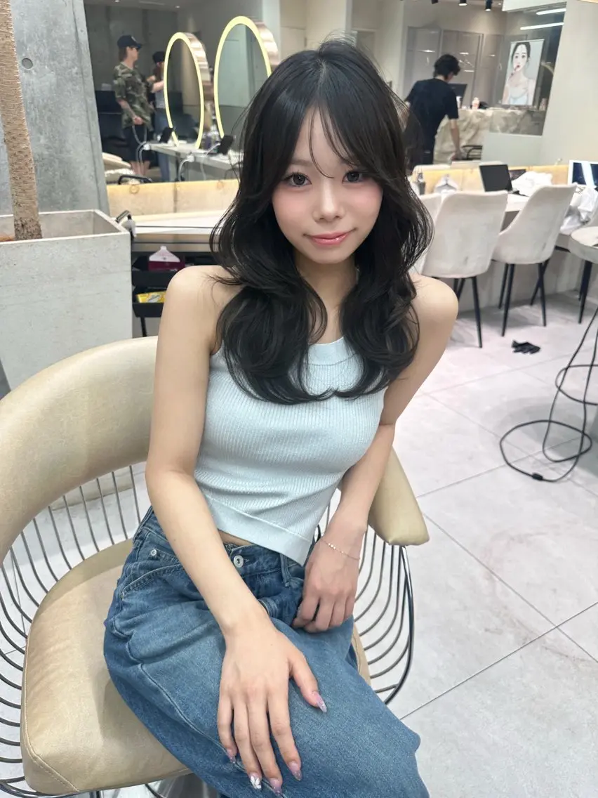 ロング カラー カット ヘアカラー トリートメント 《髪質改善✖️オリー ブ🧸》小嶋拓也のヘアスタイル