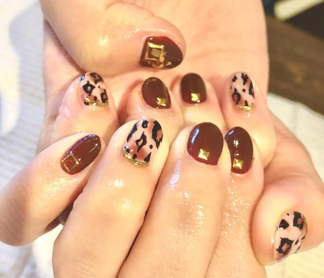 ネイル アニマル柄 TRAM-nail moriizumiのネイルデザイン