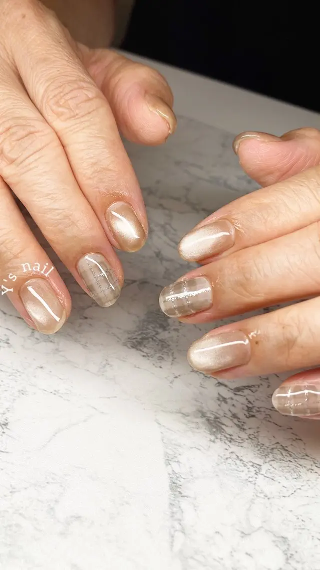 ネイル 手書きが得意🖌️ Y’s  nailのネイルデザイン