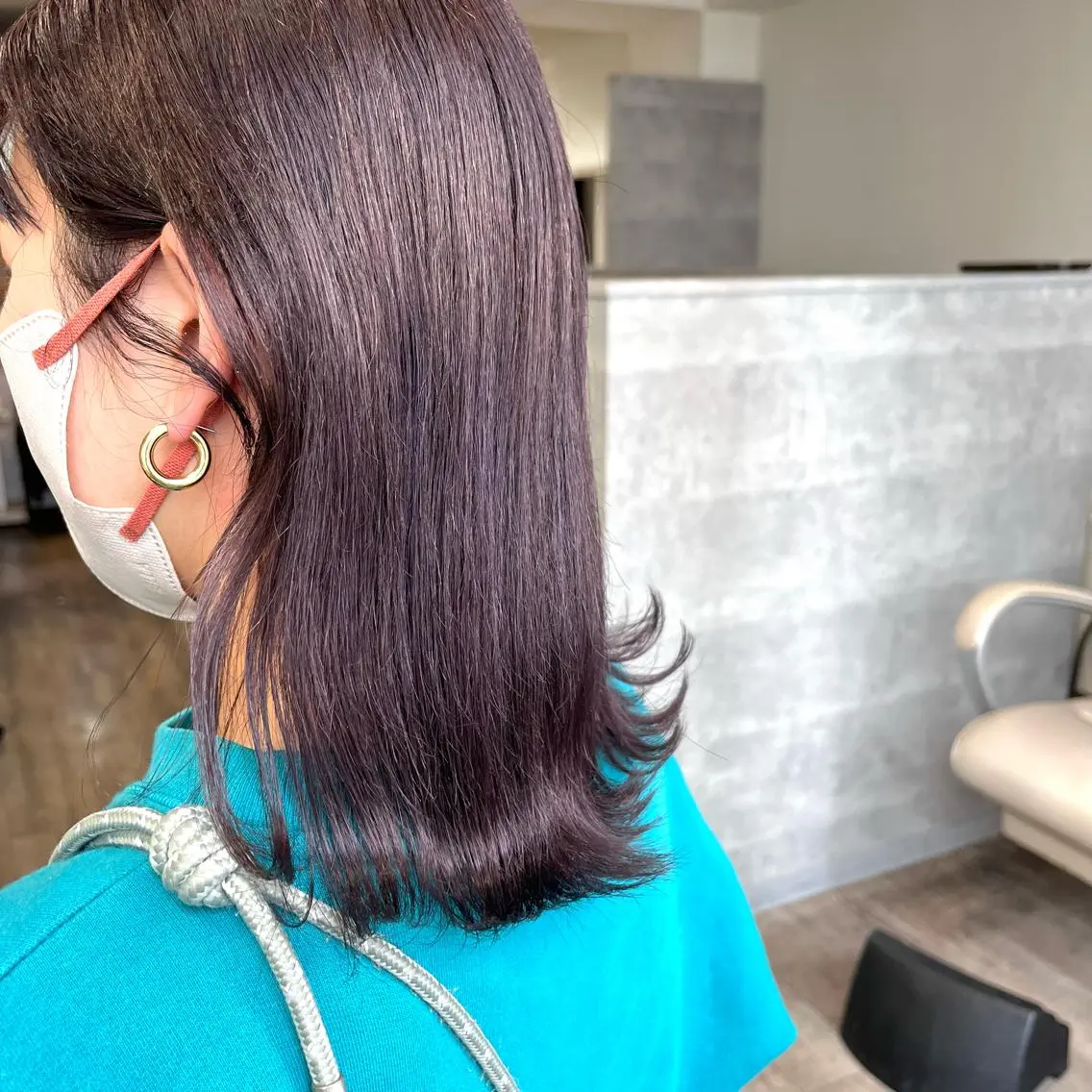 カラー 透明感カラー 木寺 樹莉のヘアスタイル