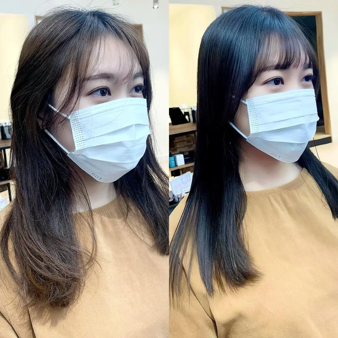 セミロング カラー パーマ ヘアアレンジ メンズ キッズ ネイル マツエク・マツパ アイブロウ 似合せレイヤー/ 柔らか透明感カラーのヘアスタイル