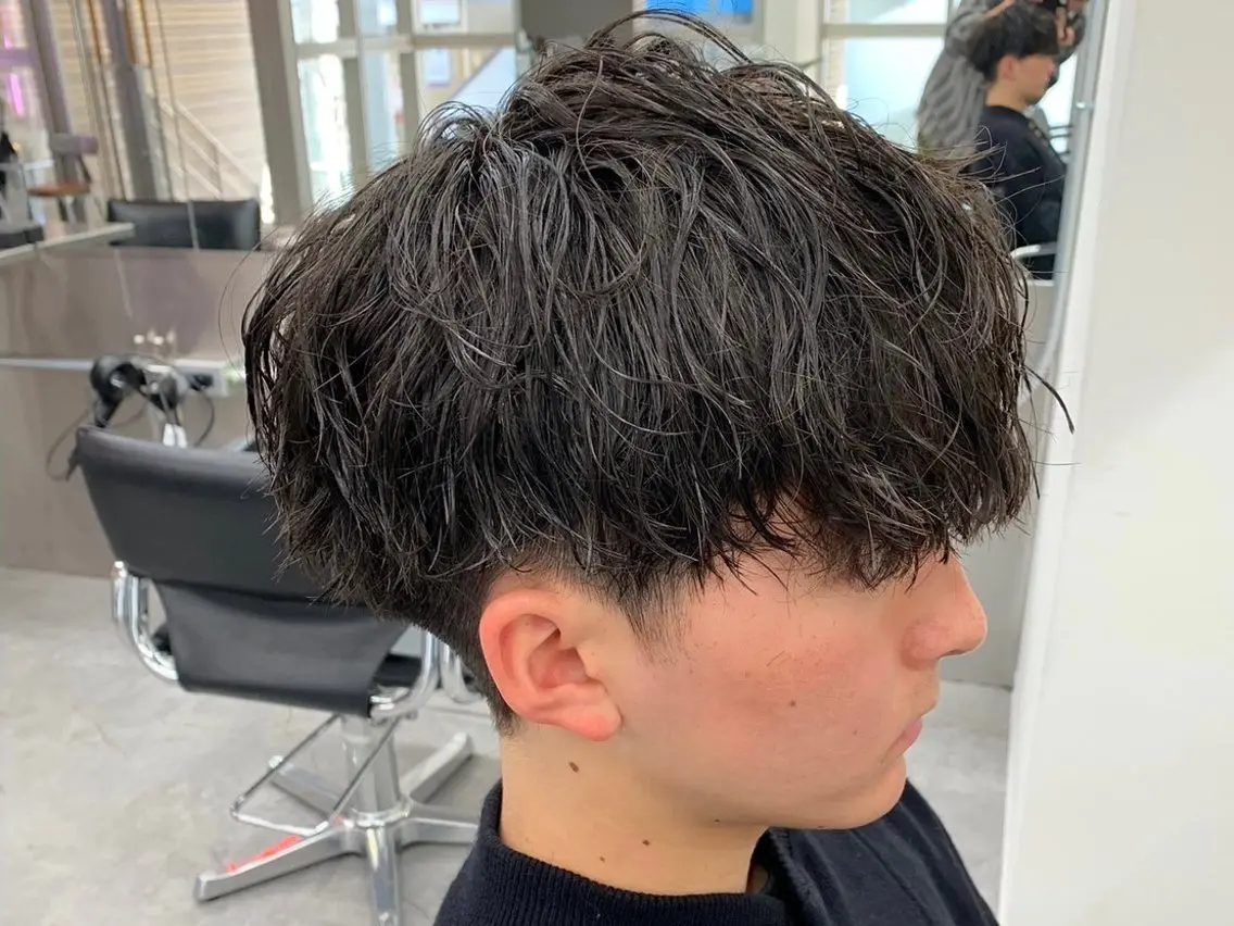 パーマ メンズ カット パーマ パーマ支持率No.1 ❤️🔥安成弾のヘアスタイル