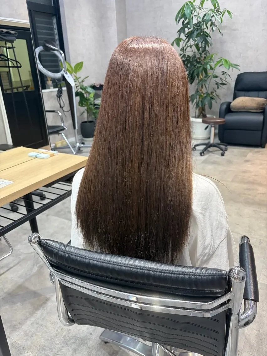 ロング カラー ヘアカラー トリートメント 【SAKURA】 あゆな🎀のヘアスタイル