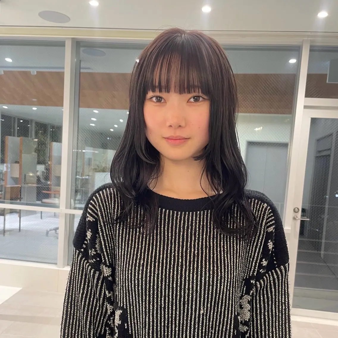 セミロング カラー ベージュカラー 透明感カラー ディープラベンダー ダブルカラー ラベンダーカラー 髪質改善カラー/ボブ 🌻Mutsumiのヘアスタイル