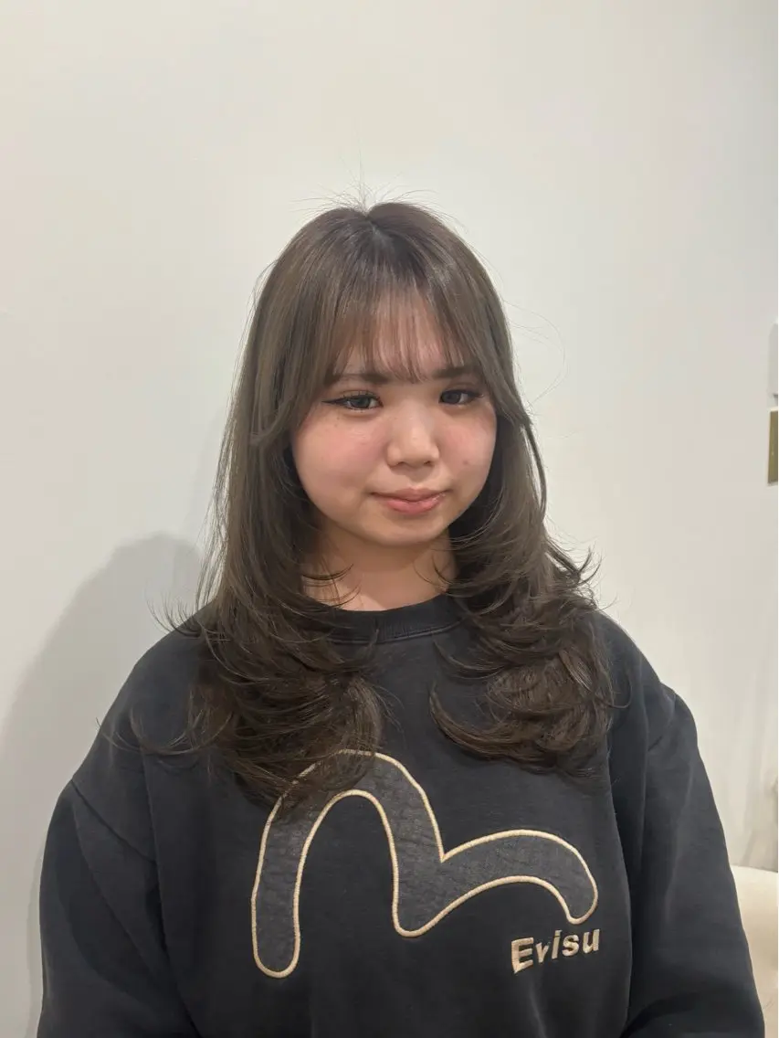 セミロング レイヤーカット カット AI  メンズ/ レイヤーカットのヘアスタイル