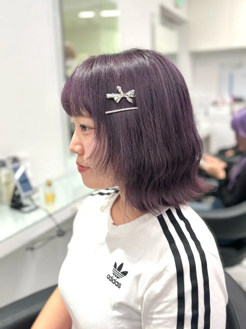 カラー ヘアカラー トリートメント 透明感💕今っぽ似合 わせ𝐍𝐨. 𝟏のヘアスタイル