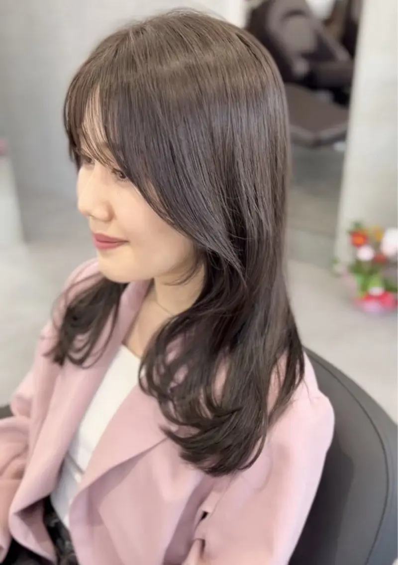 ロング カラー ヘアカラー The Ect 江坂Kurumiのヘアスタイル