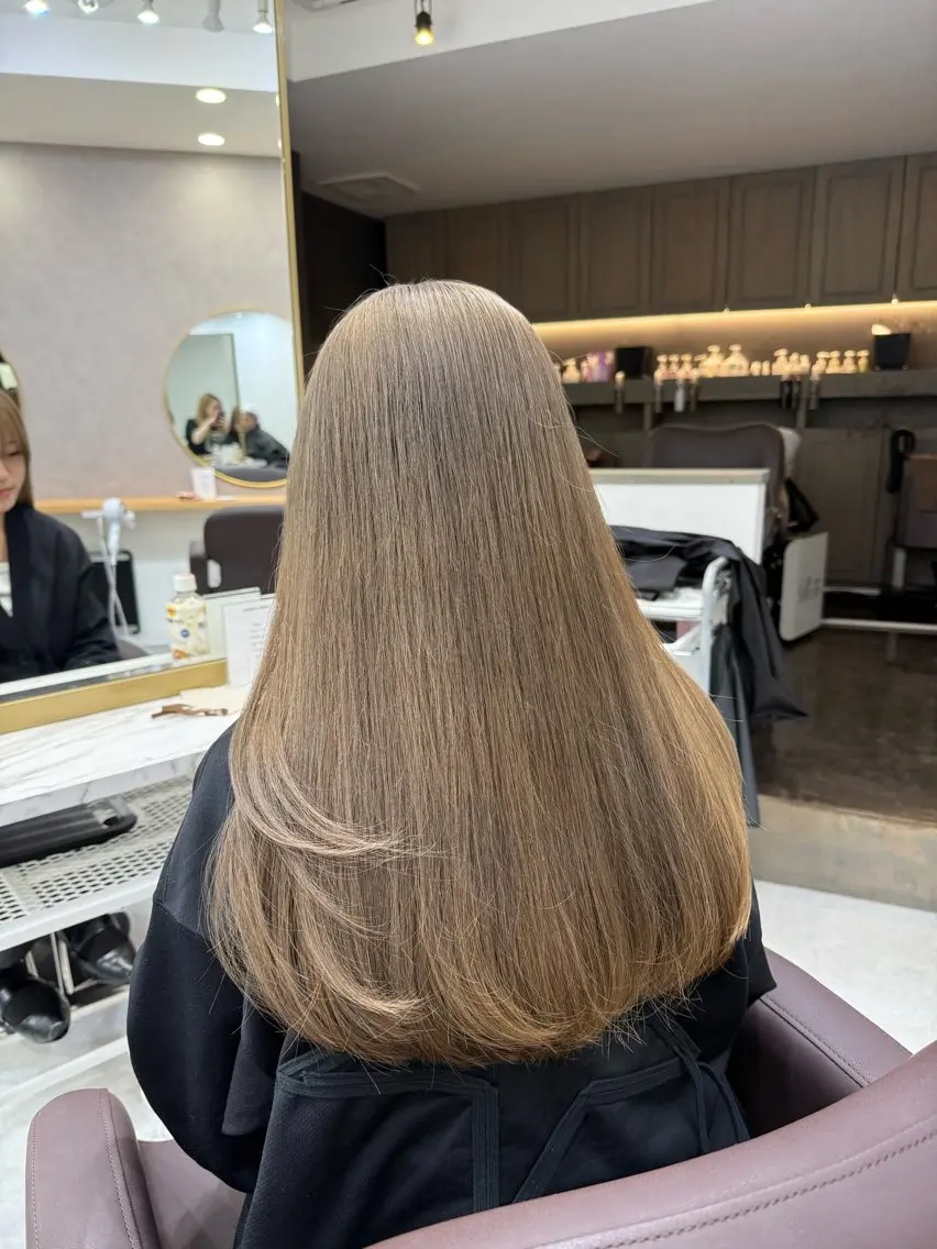 ロング カラー ヘアアレンジ ヘアカラー トリートメント ヘアセット 💗横浜美容室 💗HARUNAのヘアスタイル
