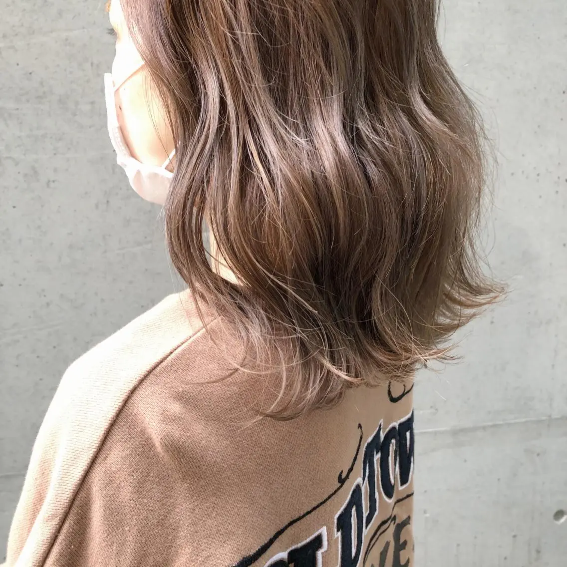 ミディアム カット ヘアカラー トリートメント 國生 香織のヘアスタイル