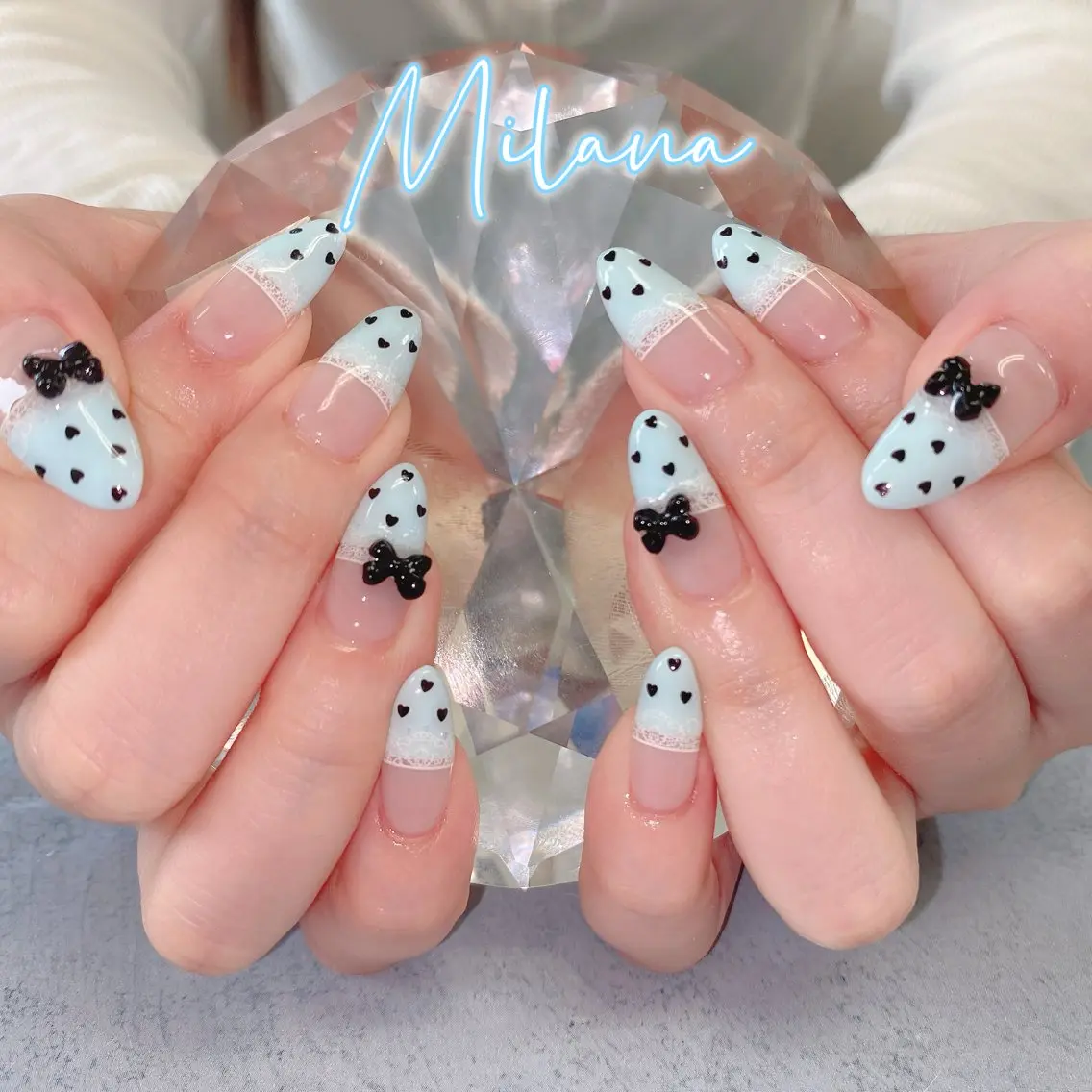ネイル レース ハンドネイル Milana （研修生メニュー）のネイルデザイン
