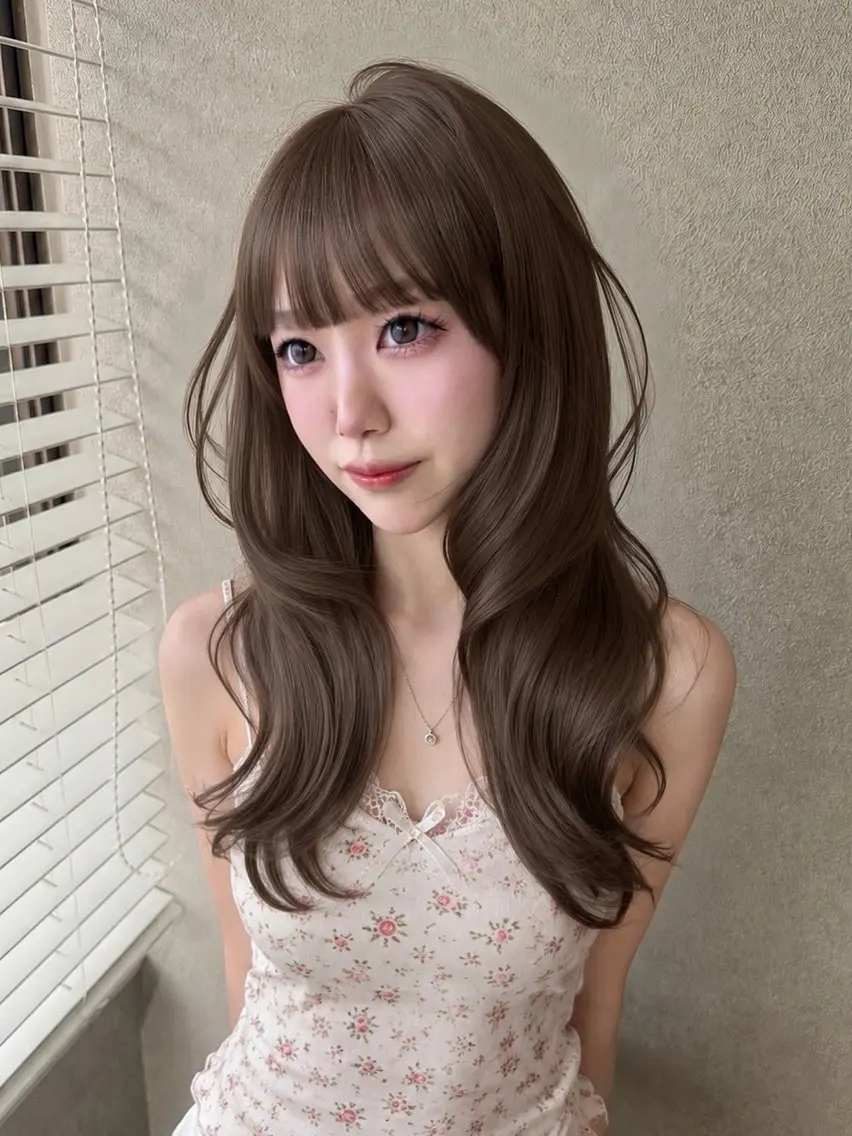 🩷ブリーチなしW color🩷➕前髪/顔周りカットの写真