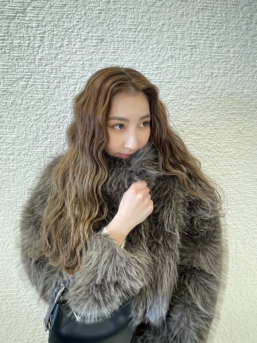 ロング ブリーチなしダブルカ ラー🎀透明感/AOのヘアスタイル