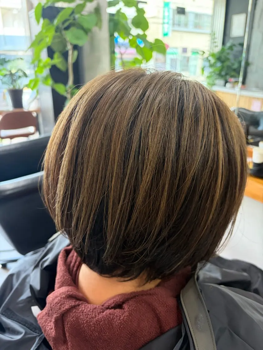 ショート カラー カット ヘアカラー 森 まりのヘアスタイル