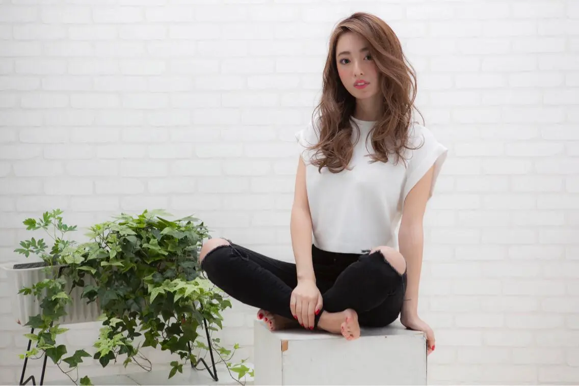 ロング カラー noa ノアのヘアスタイル