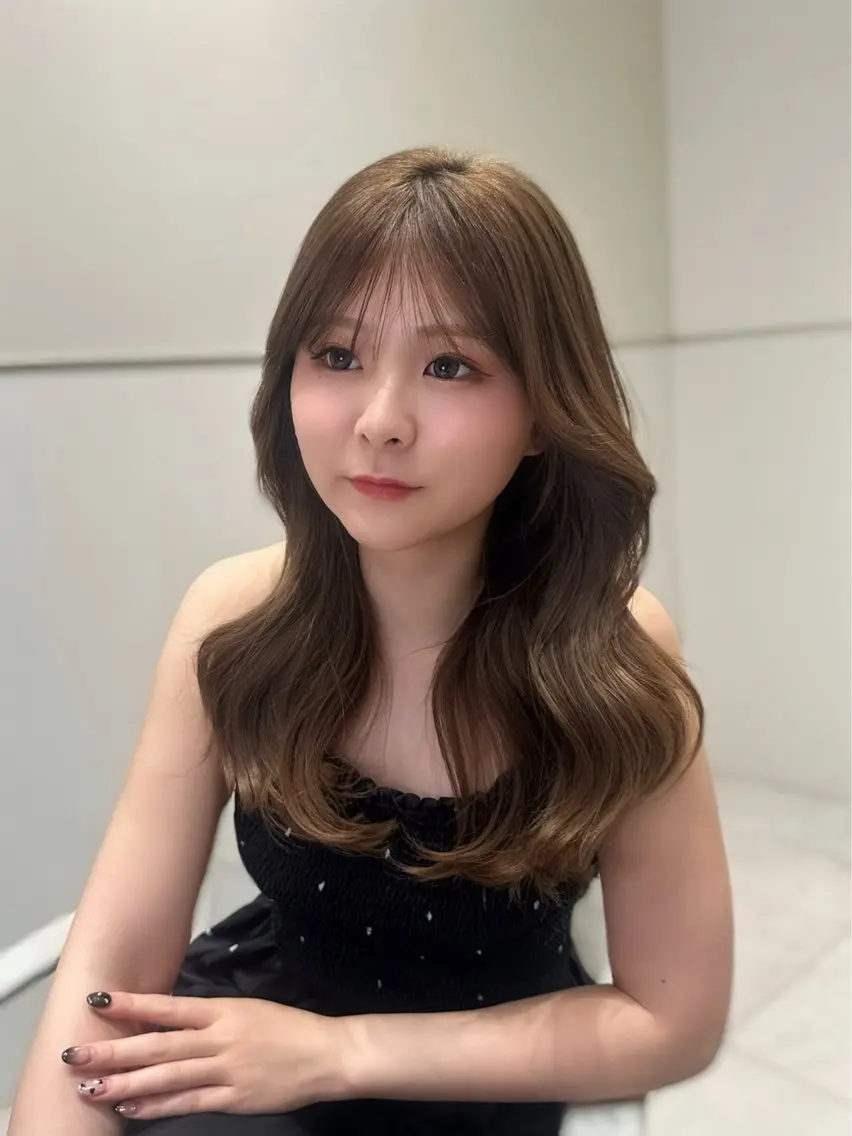 ロング 🍑韓国風レイヤー 🍑莉子のヘアスタイル