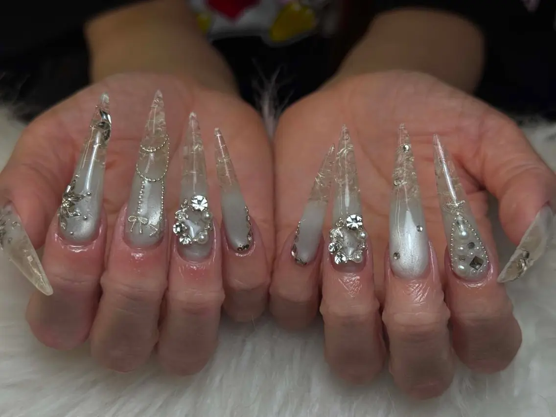 ネイル アニマル柄 ブラウン フットネイル フレンチネイル 韓国ネイル Lisa Nail Salonのネイルデザイン
