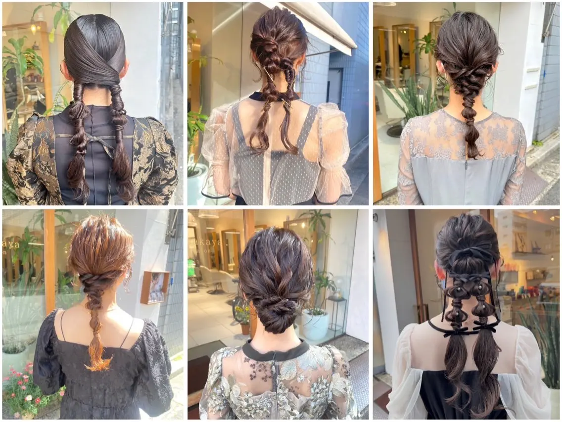 ヘアアレンジ 安永 涼のヘアスタイル