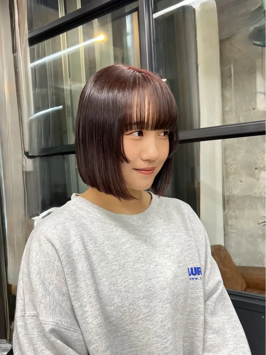 （お出かけ前に🍀）前髪カット+BYKARTEトリートメントの写真