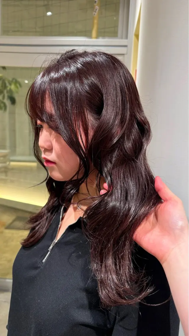 ロング ヘアカラー 原宿美容師 Sanaのヘアスタイル