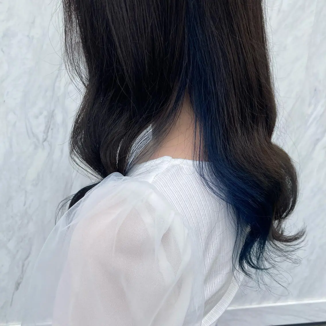 ミディアム カラー ブリーチ ヘアカラー たかはし まいのヘアスタイル