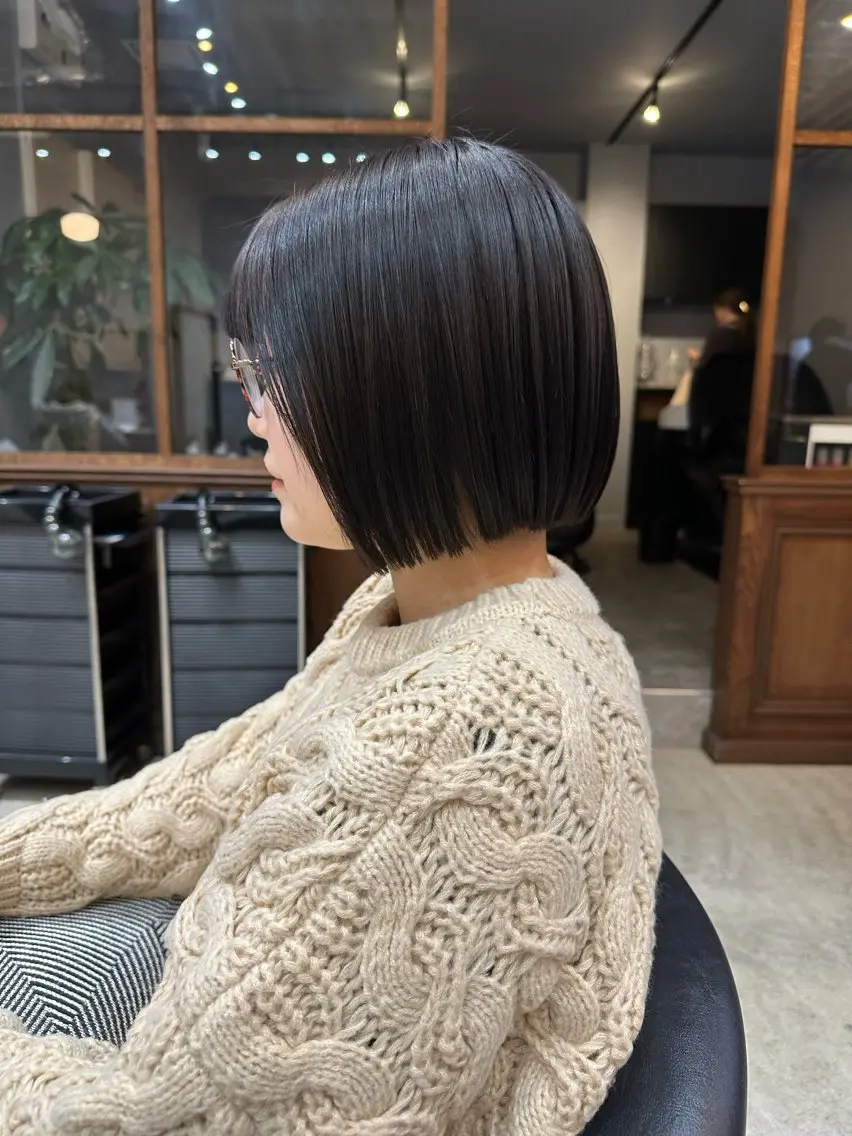 ショート カラー カット ヘアカラー トリートメント 廣瀬双葉 ボブ/ミディアムのヘアスタイル
