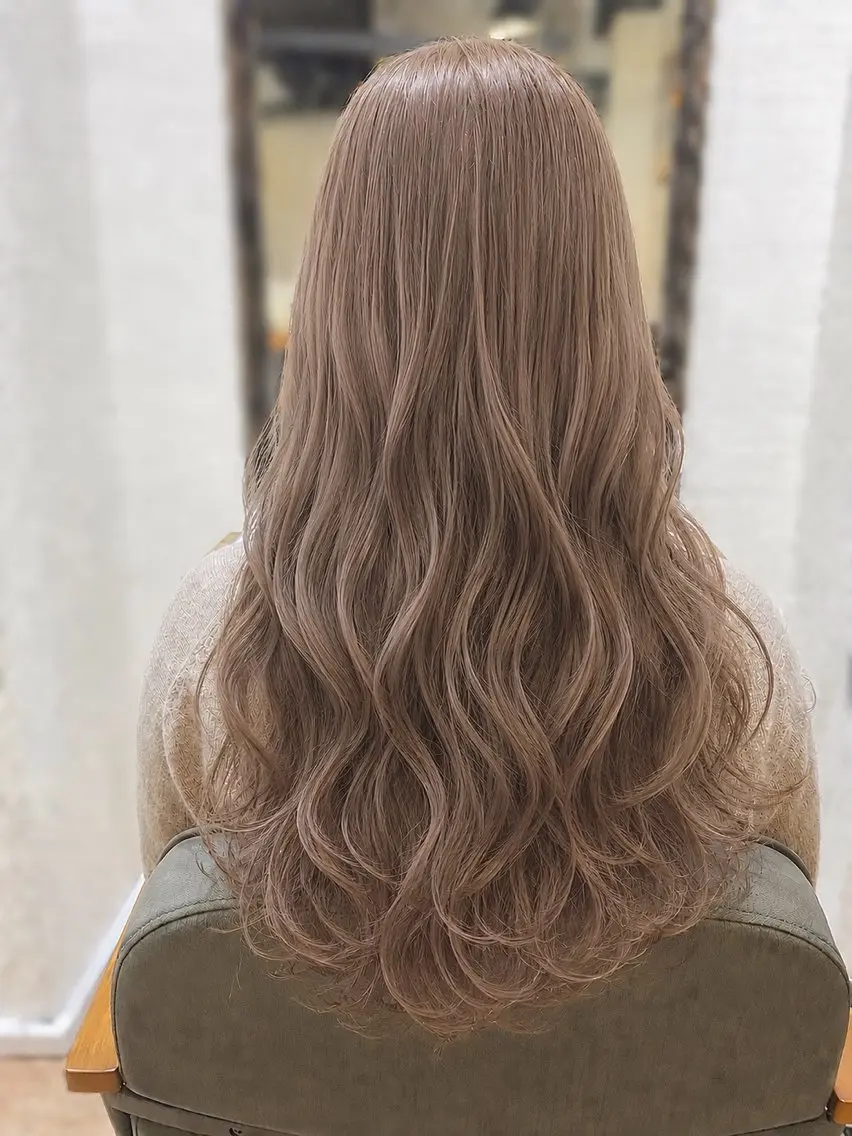 ロング カラー カット ヘアカラー トリートメント 野呂 隼人のヘアスタイル