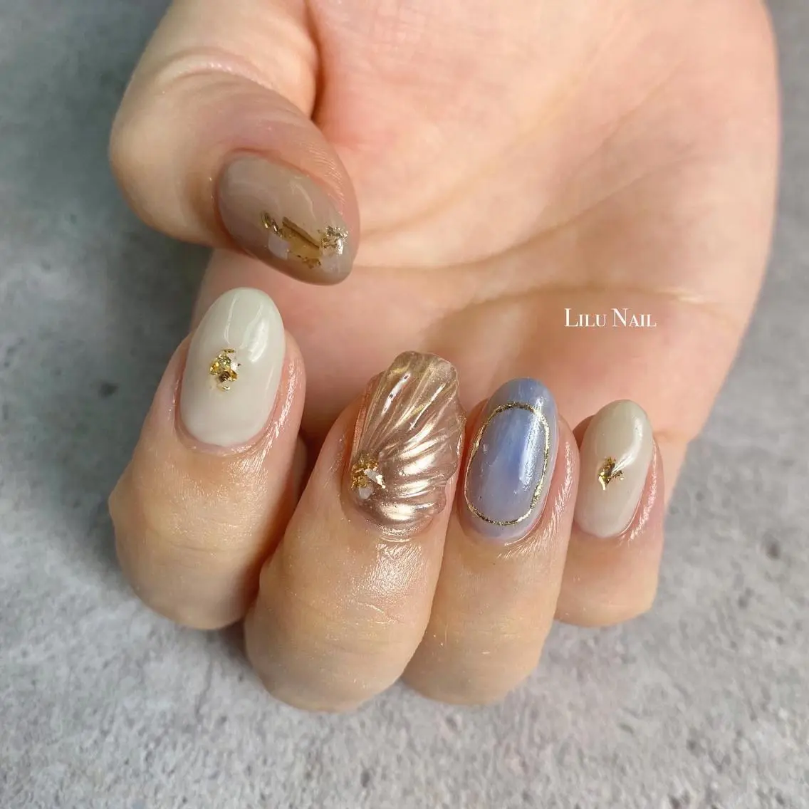 ネイル モチの良さ◉ フィルインネイル♡のネイルデザイン