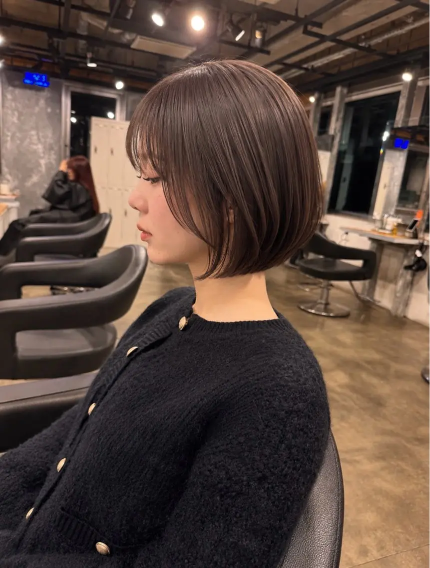 ショート カット ヘアカラー トリートメント ヘアセット 🩵必ず可愛く ボブ／ショート🩵のヘアスタイル