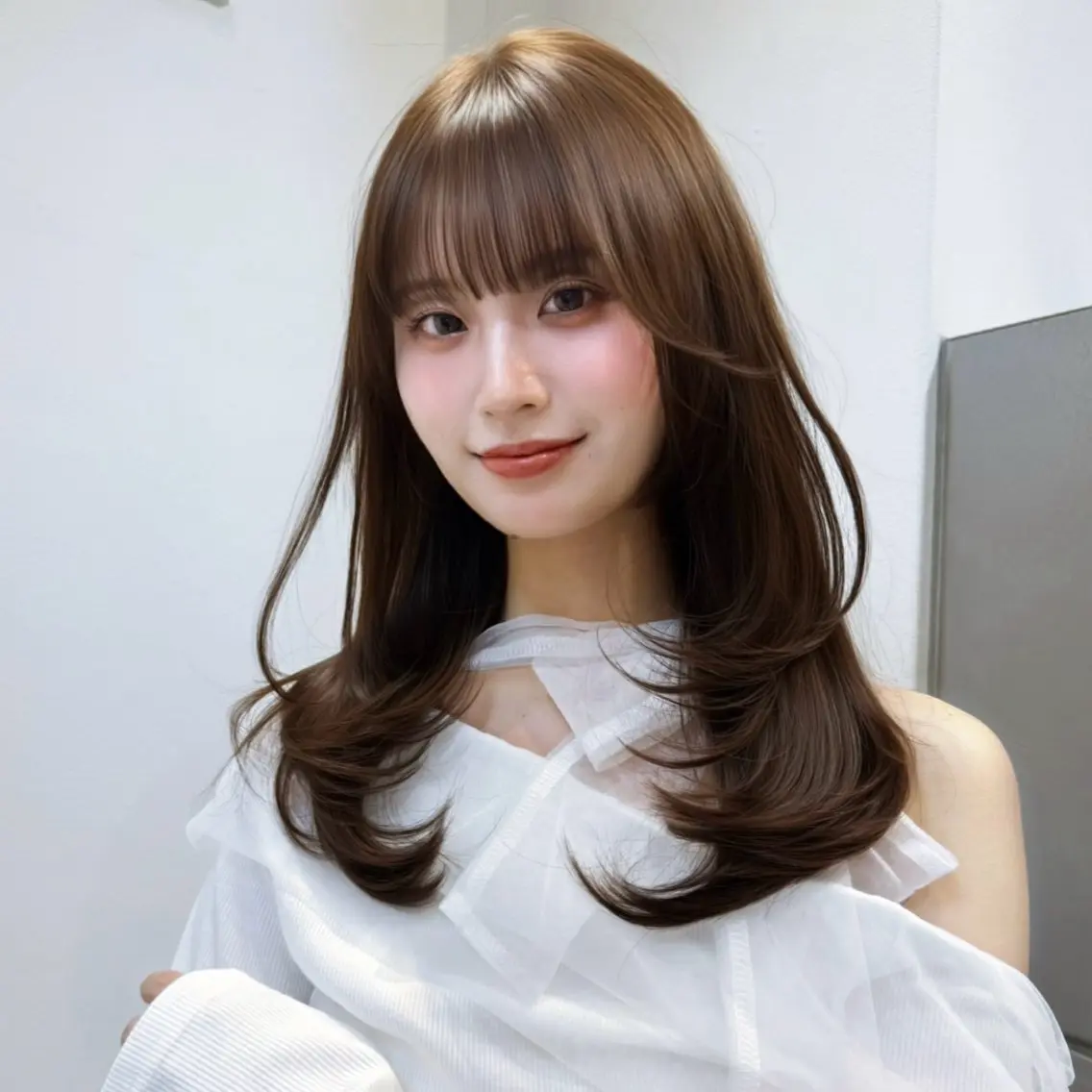 【再来限定!】小顔カット+カラー+3stepトリートメント🎀🪽の写真
