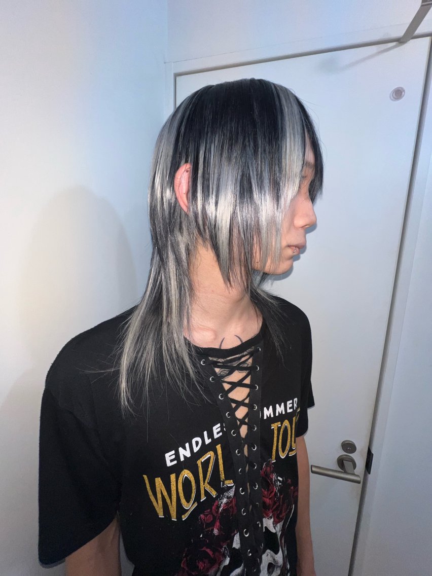 ミディアム カット ヘアカラー 💥ウルフカット デザインあんな💥のヘアスタイル