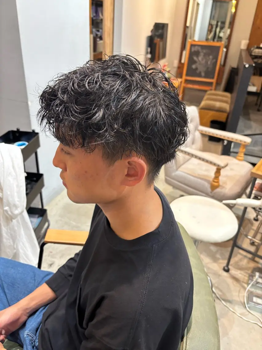 ✂️メンズカット+メンズパーマ✨の写真