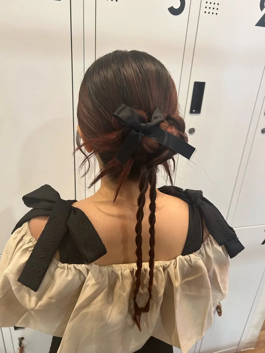 ヘアアレンジ ヘアセット mai /attraのヘアスタイル