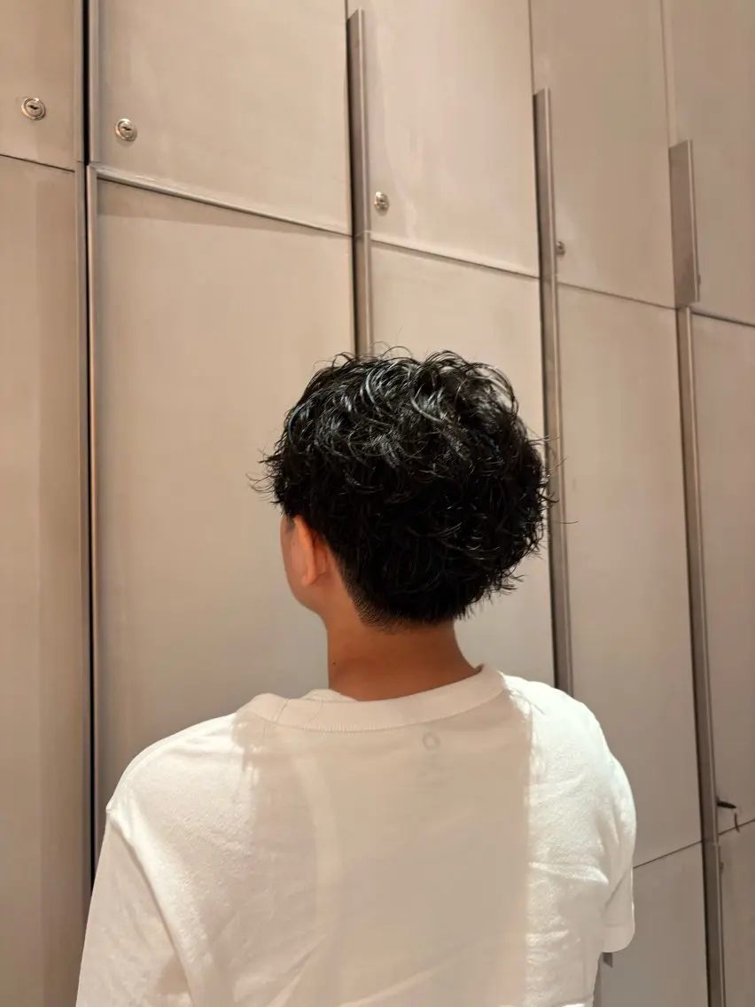 パーマ メンズ 🌻花音🌻メンズ /艶カラー/Wカラーのヘアスタイル