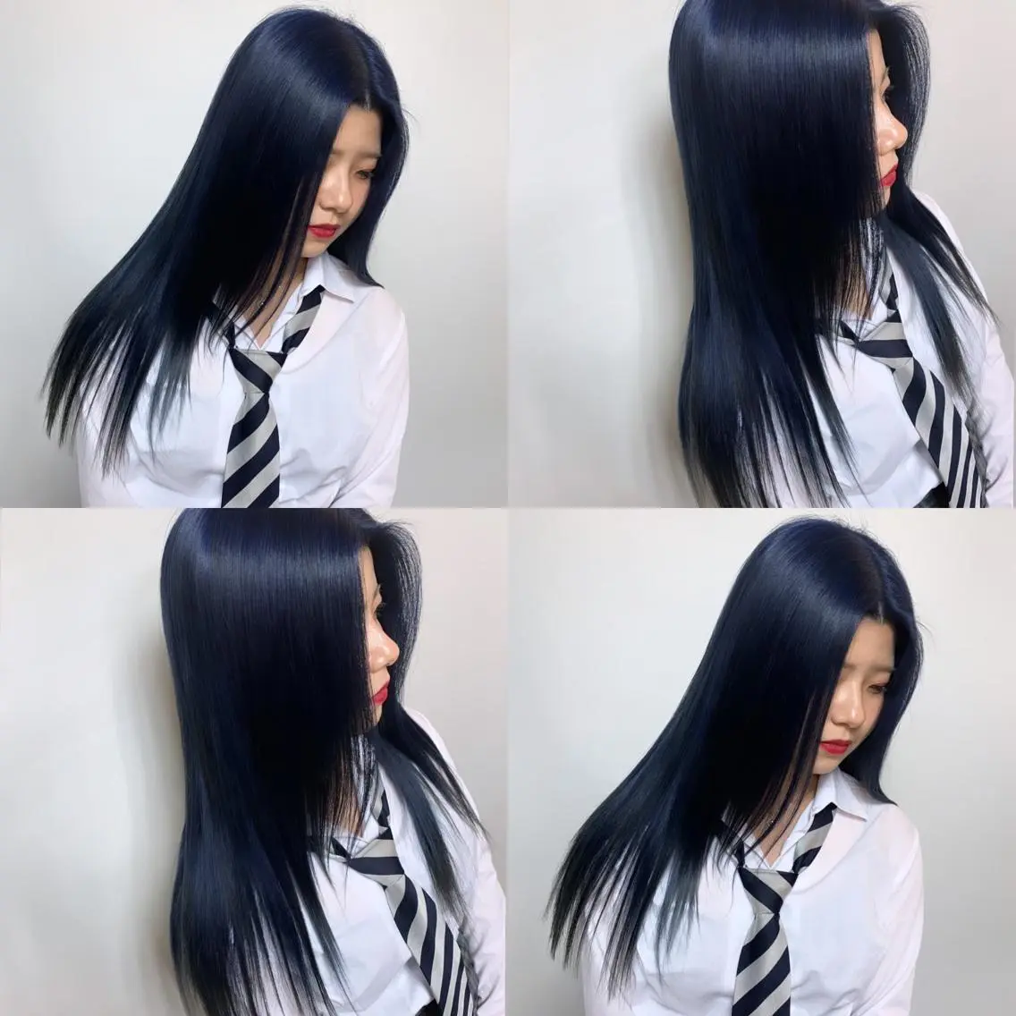ロング カラー ヘアカラー Shiho お洒落な エクステ♡ハイトーンのヘアスタイル