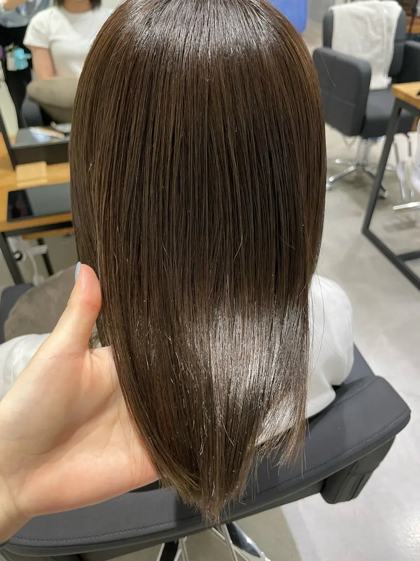 ミディアム anB Bのヘアスタイル
