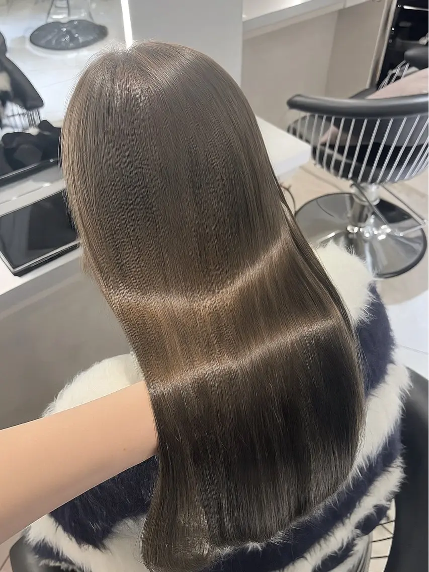 【モデルメニュー時間指定あり】ケアダブルカラー💐ブリーチあり/なしの写真