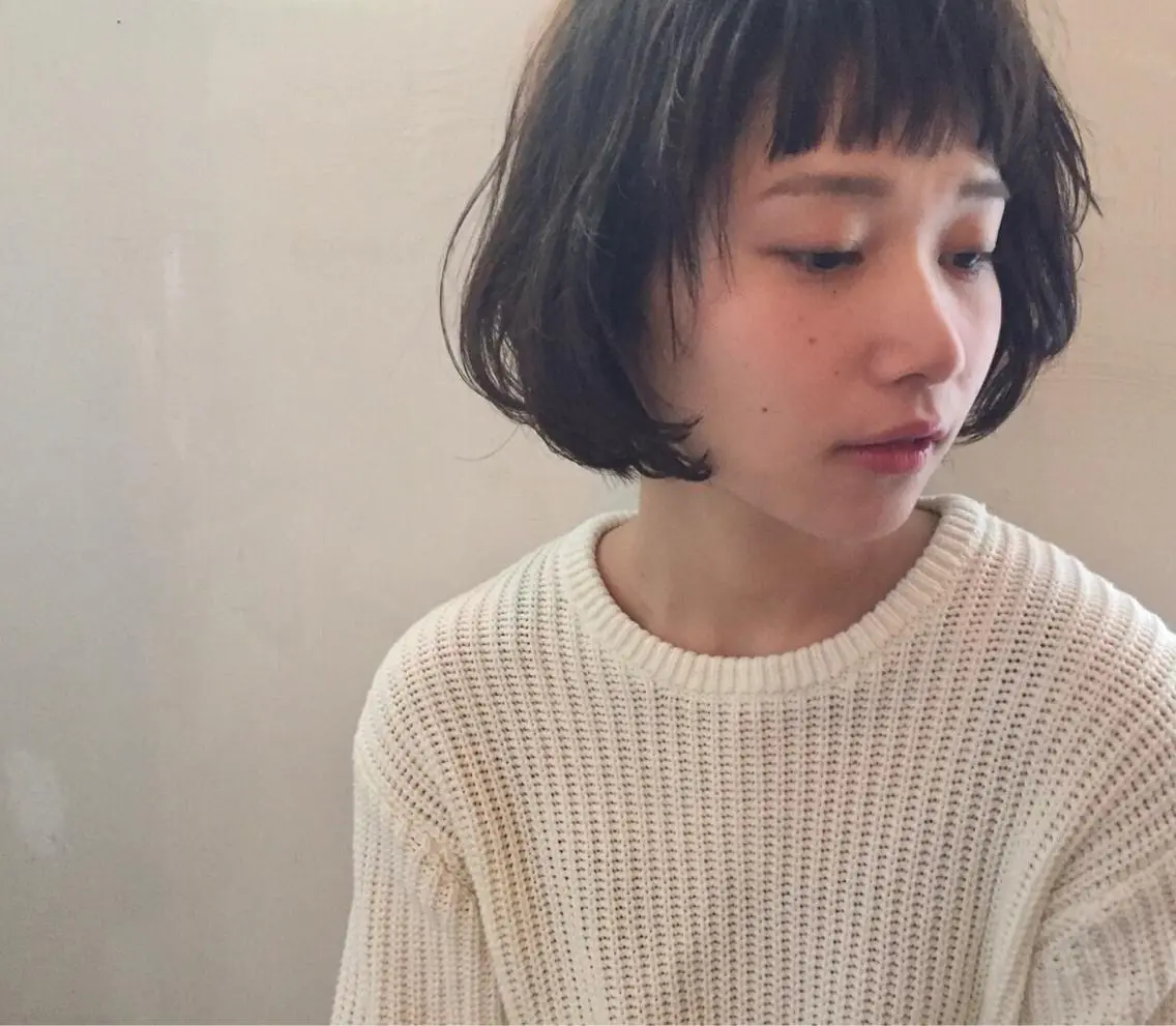 ショート ミディアム カラー 貫洞 大介のヘアスタイル